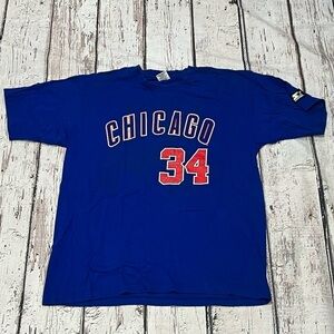 Vintage Kerry Wood Chicago Cubs Starter Starter MLB Baseball 1990s Tshirt